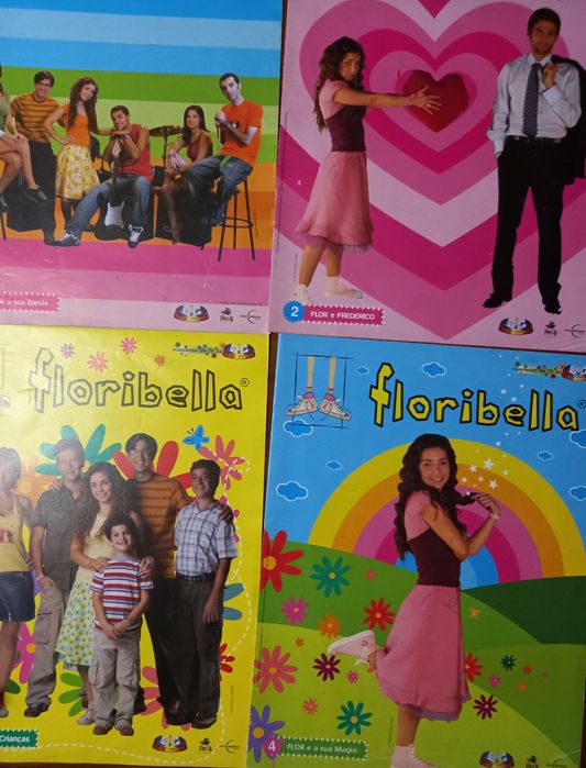 posters coleção Floribella com Luciana Abreu completa 4 posters