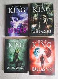 4x Stephen King Cmętarz zwieżąt + Danse Macabre + Buick 8 + Dallas'63