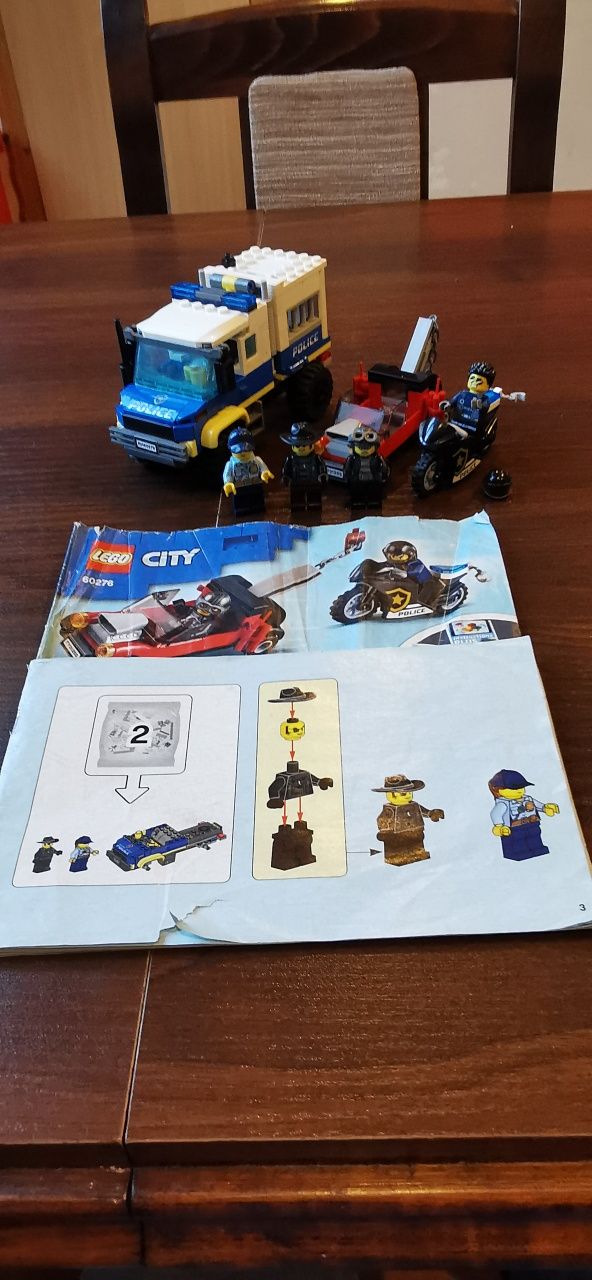 lego city 60276 konwój policyjny i 60239