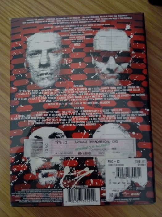 Dvd U2