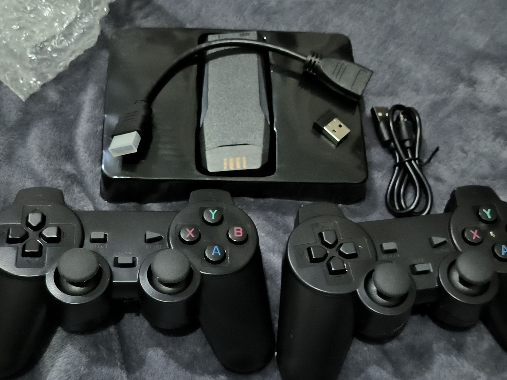 Pack projetor Led + consola com jogos retro