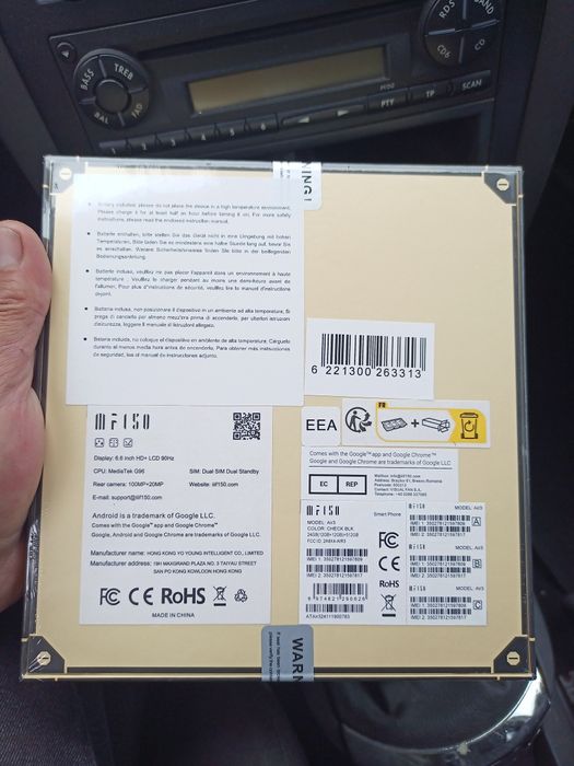 Telemóvel novo anti choque robusto iiiF150 air 3 ultra 512ram 24rom