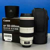 Canon EF 100-400mm f/4.5-5.6 L IS II USM (NOVA - 3 ANOS DE GARANTIA)