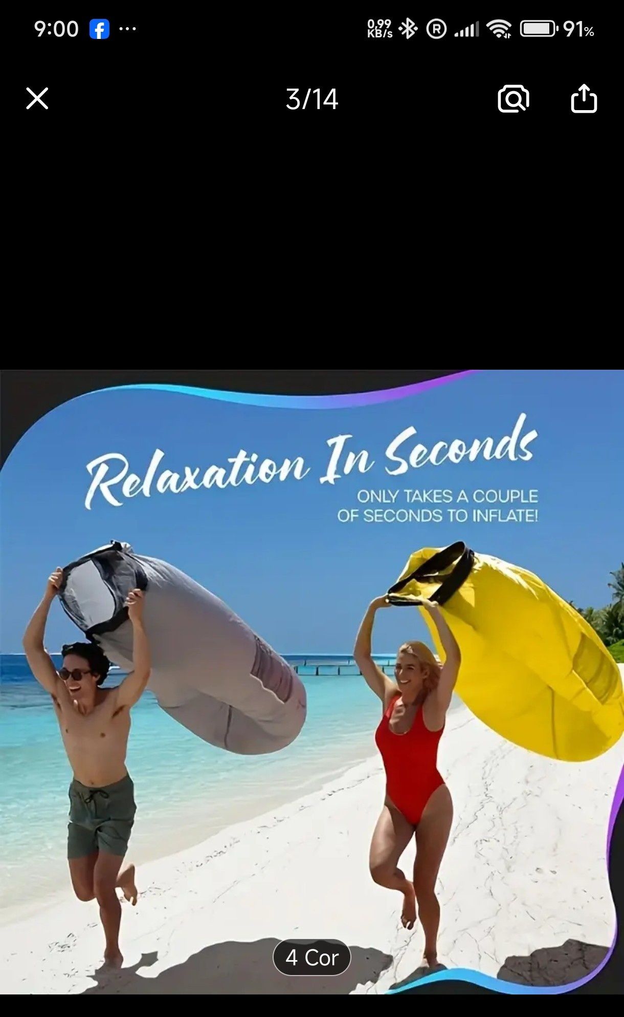 Colchão de praia