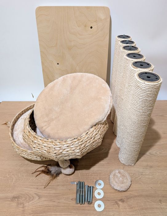 Natural Home Iii Drapak Dla Kota Beżowy 60X40X154Cm DUŻY - Defekt