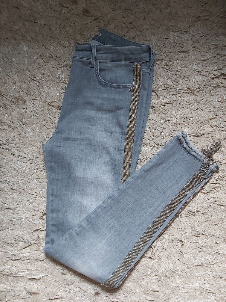Spodnie jeansowe Patrizia Pepe wysoki stan rozmiar 30