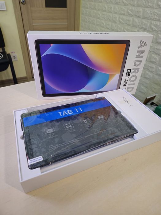 Планшет 10.1" BAKEN L10 4+4/128Gb 8 ядер Android 14 8000 mAh Сірий