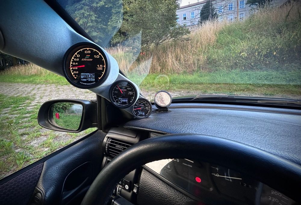 GReddy Słupek z dodatkowymi zegarami Omega B/FL