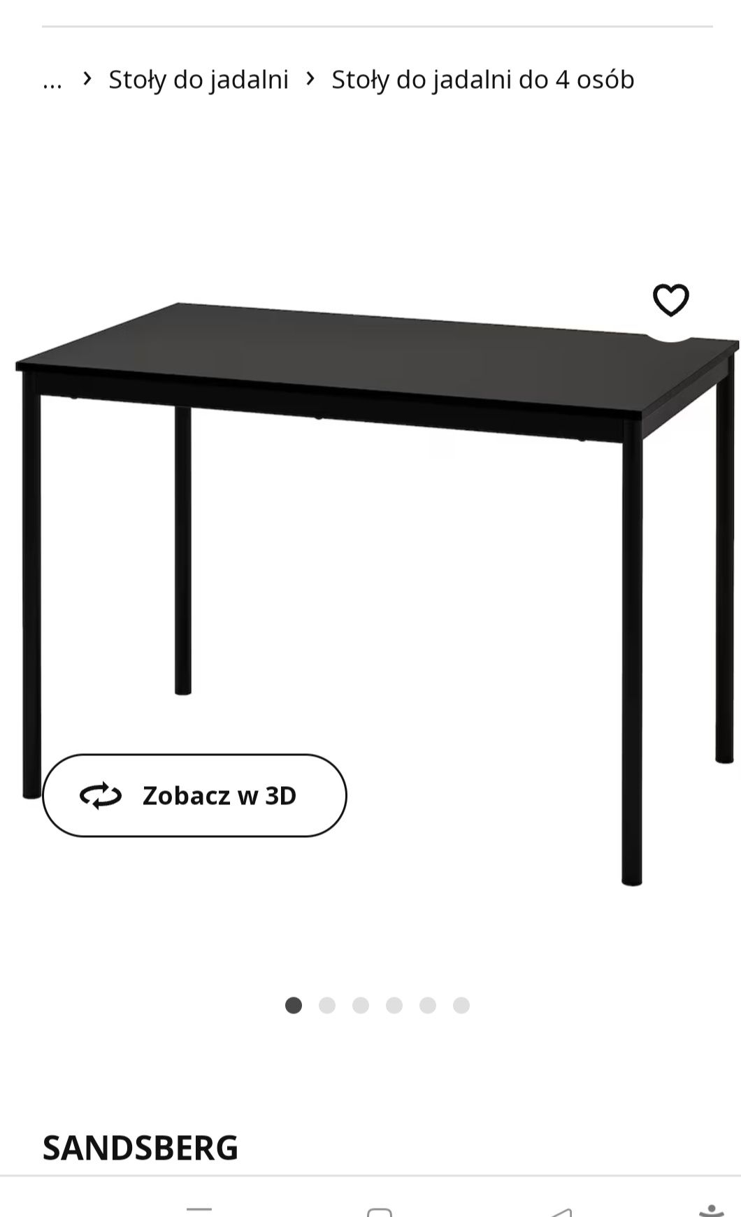 Stół do jadalni Sandsberg IKEA