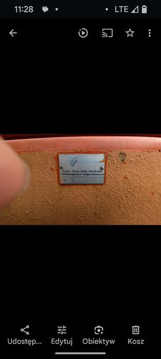 Pomarańcza przyczepa gastronomiczna