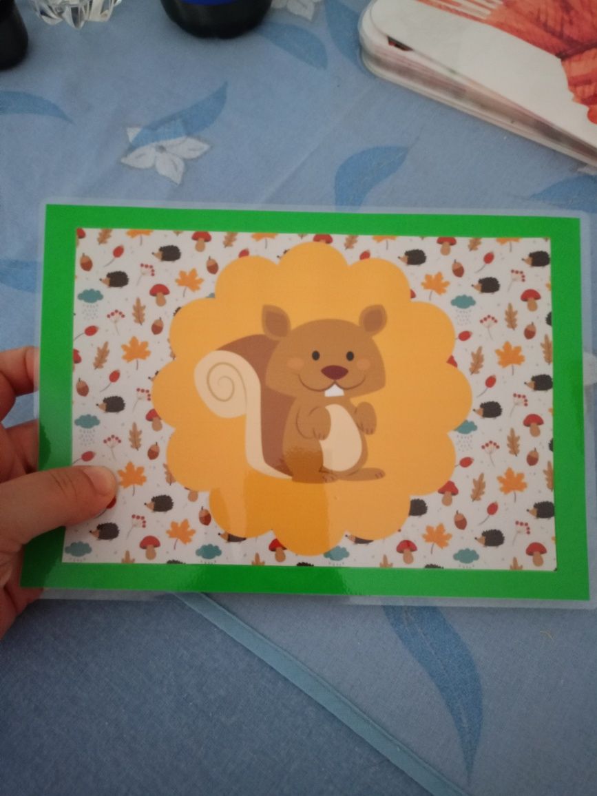 Autumn Jesień Flashcards + Gra przedszkole dla dzieci ENG