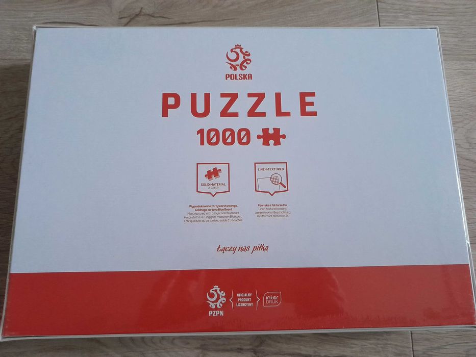 Unikatowe puzzle reprezentacji Polski - NOWE w folii, 4 notesy gratis!