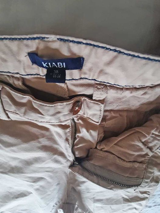 Calças Chino Castanho Claro Homem 38