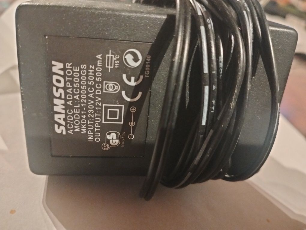 Zasilacz ładowarka 12V 500mA