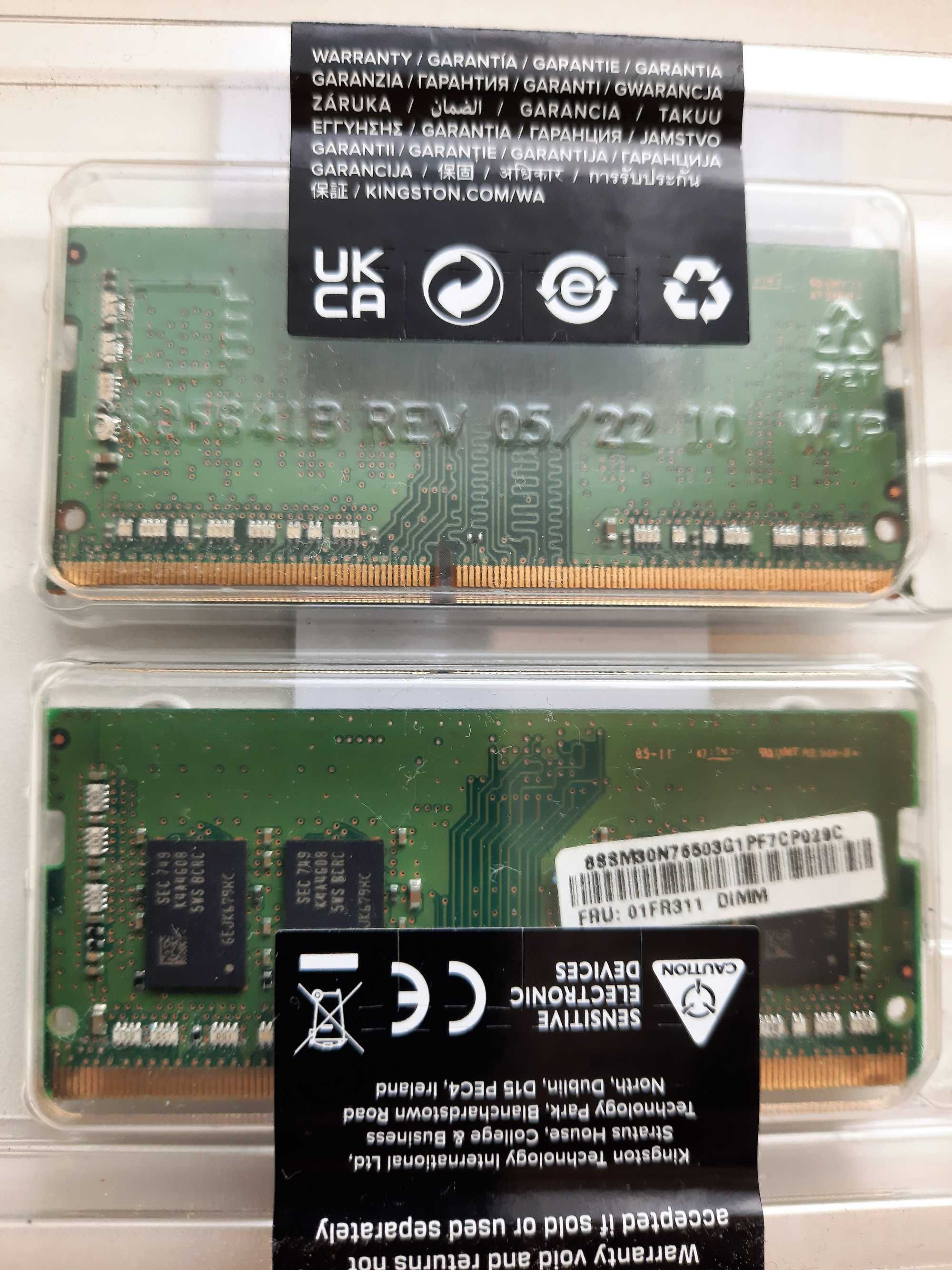 Оперативная пам'ять Samsung  SO-DIMM DDR4 2400 MHz
