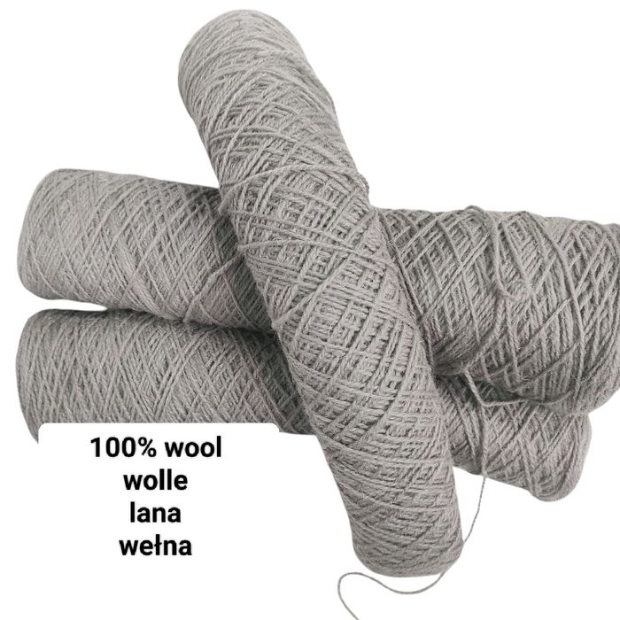 Włóczka przędza wełna owcza 100 % kolory, pakiet 0.5 kg