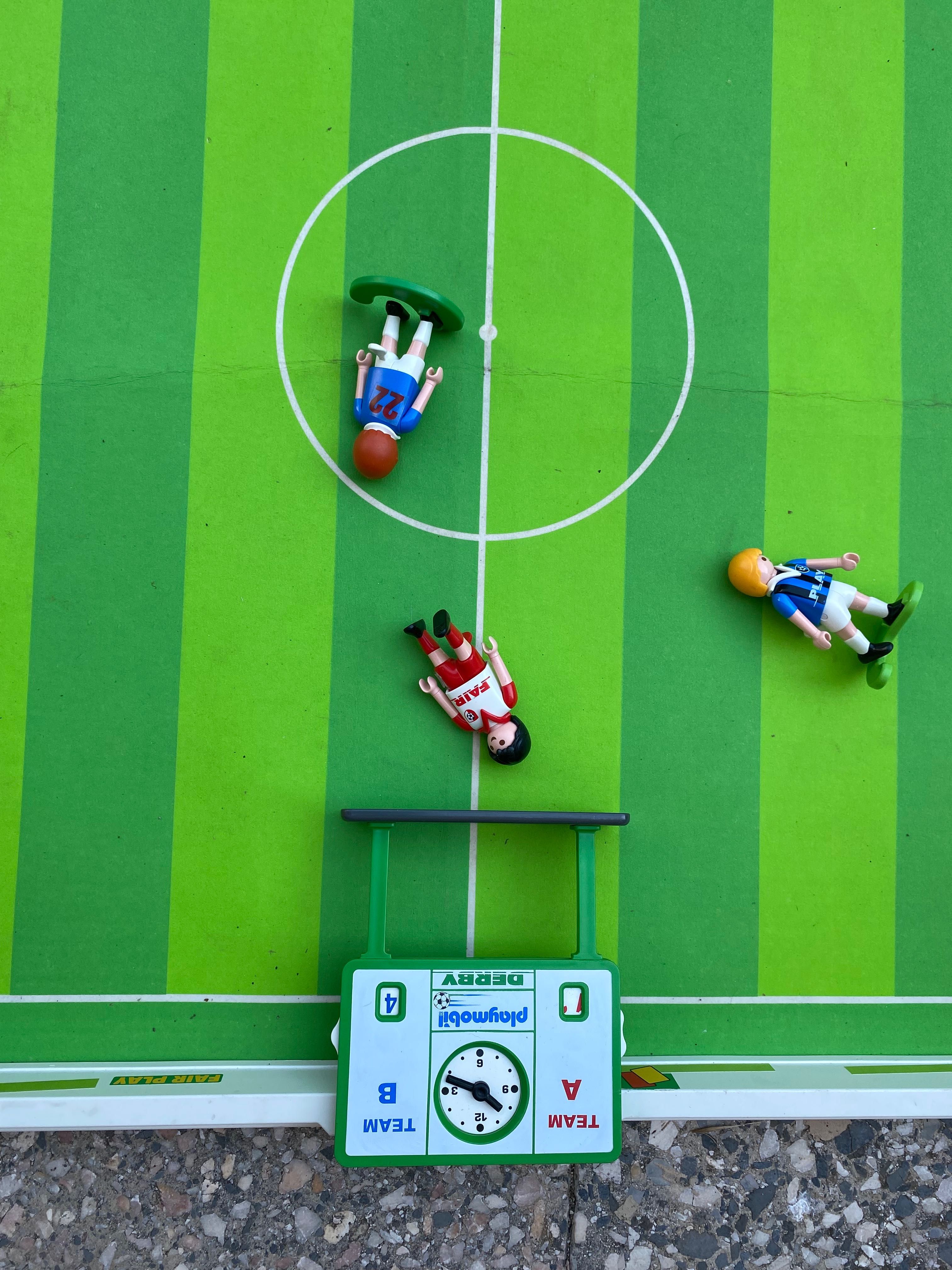 Campo futebol playmobil