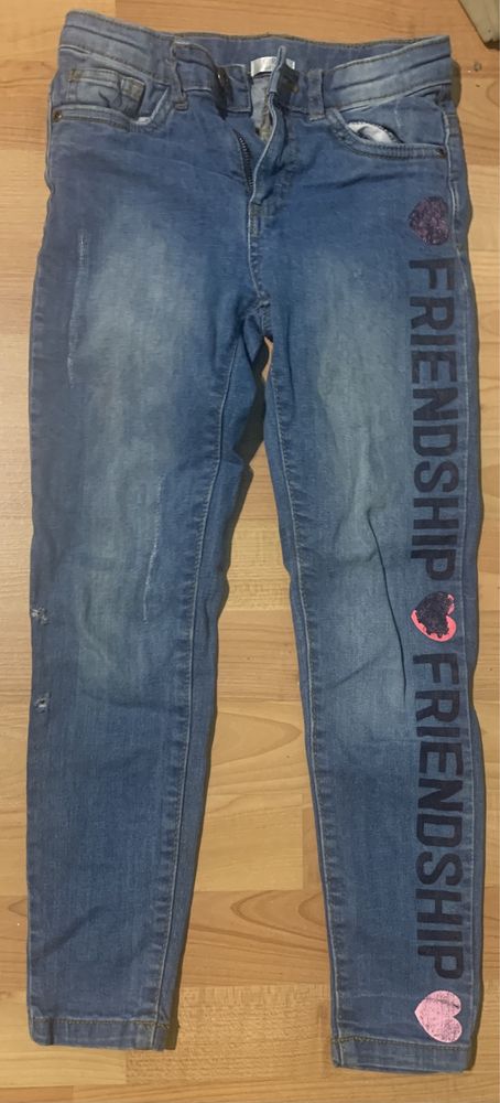 Spodnie jeansowe roz 128/134