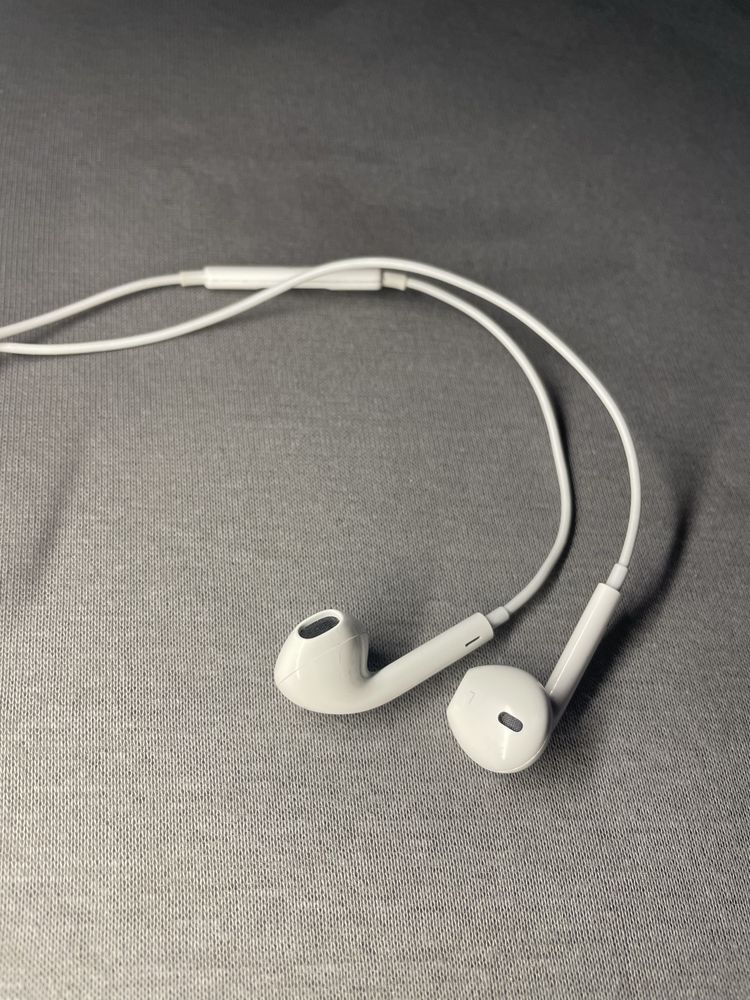 Słuchawki Earpods douszne białe