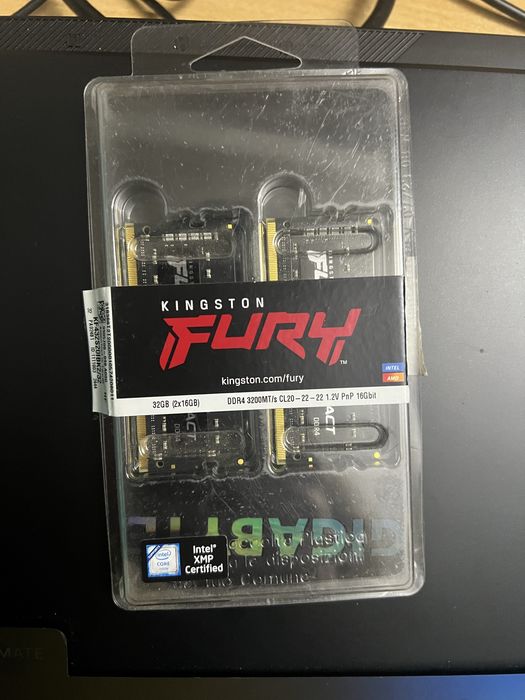 Модуль памяти SO-DIMM 2x16GB/3200 DDR4 Kingston Fury Impact