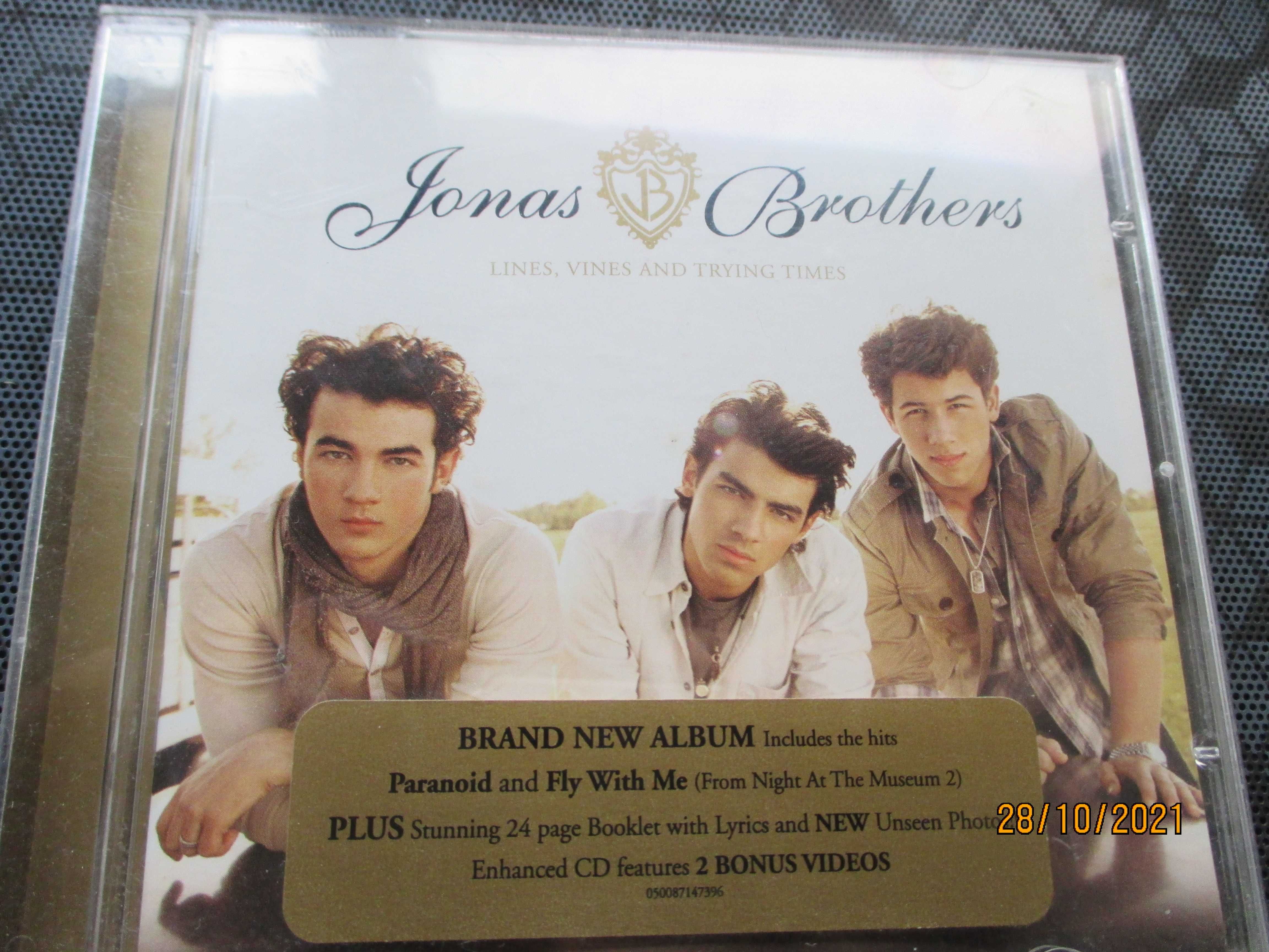 cd - Jonas Brothers - Lines, vines and trying times