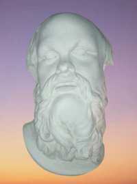 Гипсовая маска греческого философа Сократа