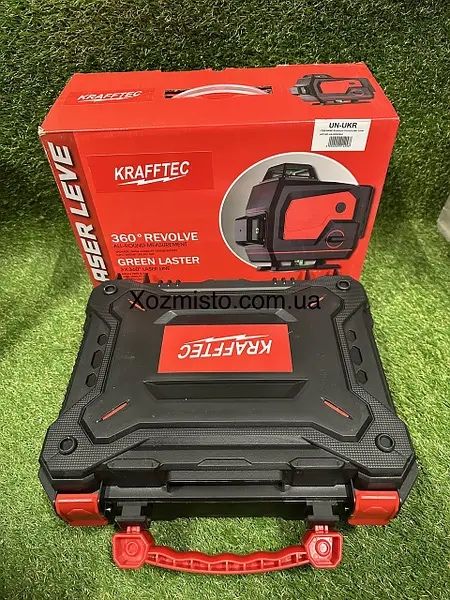 Професійний лазерний рівень Krafftec PREMIUM, 16x360°(LCD, Bluetooth