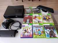 Xbox 360 Orginal +pad + Kinect+8gier Minecraft itp