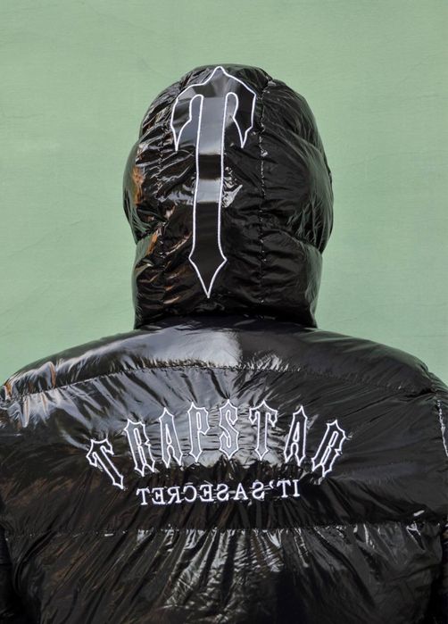 Глянцева куртка Trapstar | Trapstar зимова куртка | пуховик трапстар