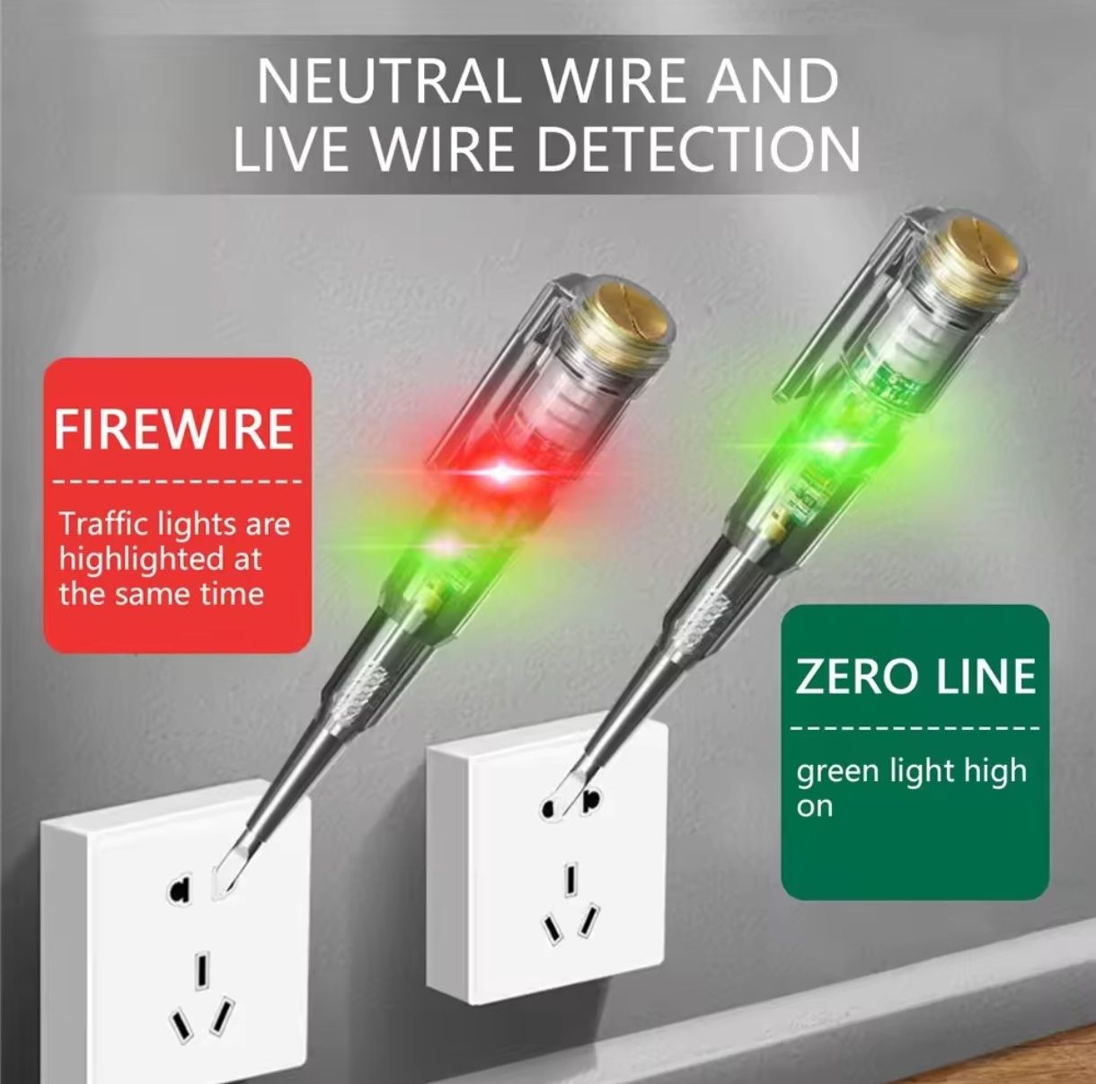 Elektroniczny wskaźnik Napięcia,Fazy,Zera, wykrywanie przewodów pod na
