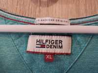 T-shirt Tommy Hilfiger męski rozm. XL - V-neck. Okazja.