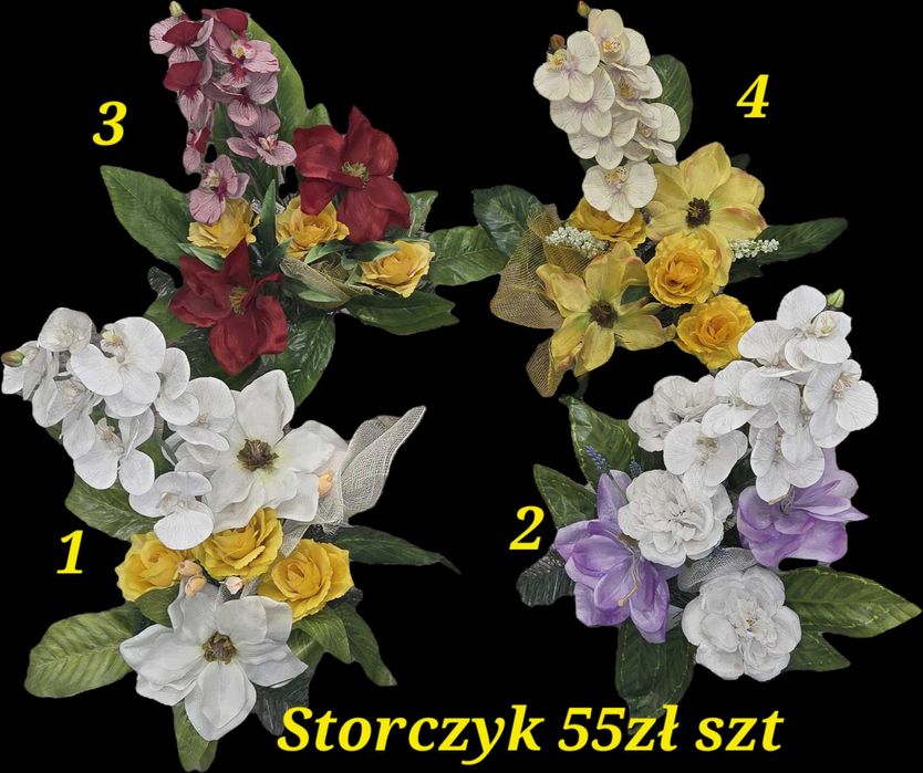Stroiki, kompozycje nagrobne