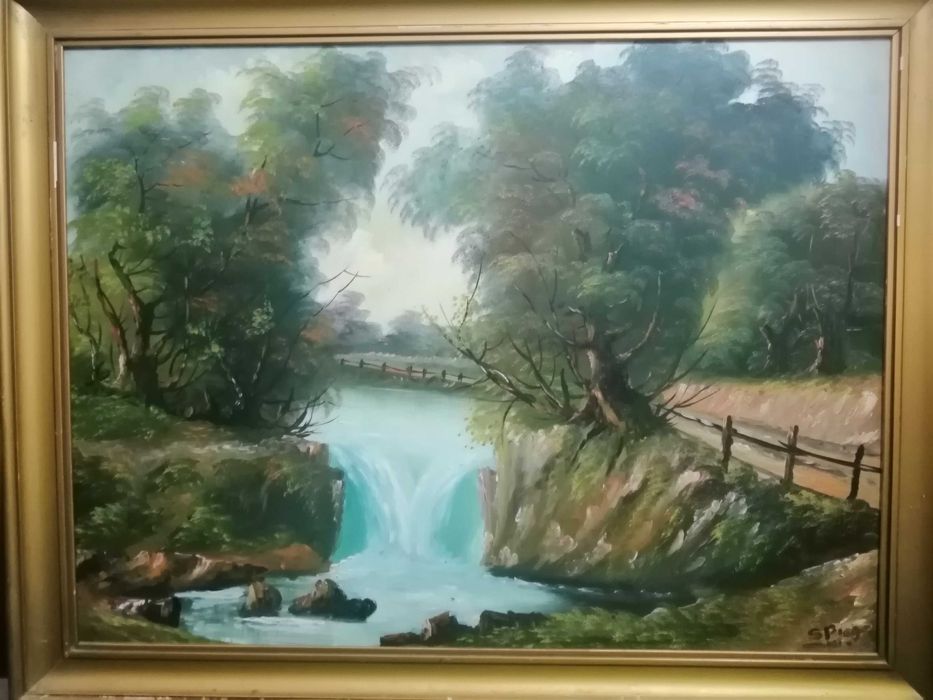 quadro em tela pintor "spica"