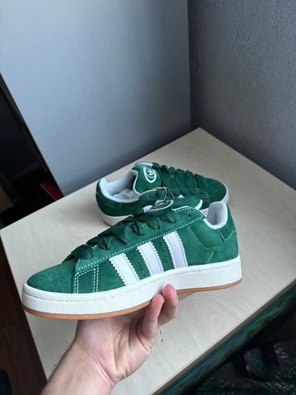 adidas Campus 00s Dark Green Cloud White 41