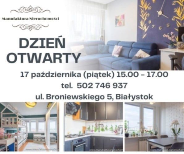 3 POKOJE z JADALNIĄ * 63,4 m2 * os. Antoniuk *