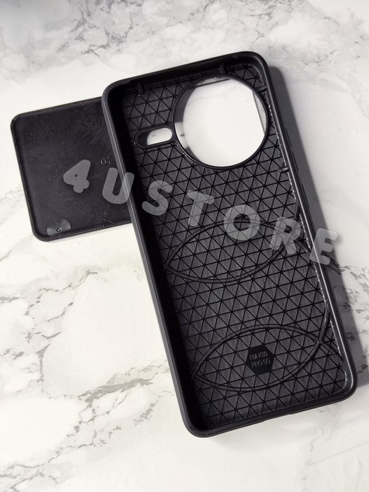 Чехол на Xiaomi Poco F7 Pro Ultra противоударный с кольцом со шторкой