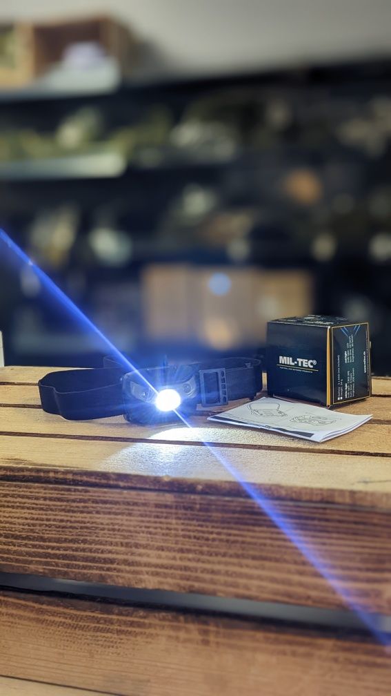 Ліхтарик тактичний військовий Mil-Tec з різними кольорами та режимами