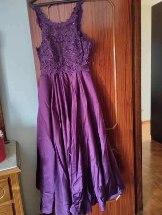 Vestido de cerimónia lilás