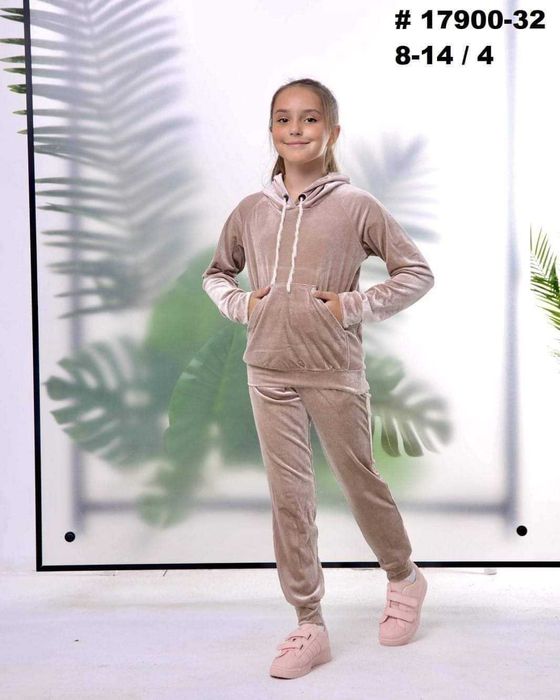 Дитячий велюровий спортивний костюм