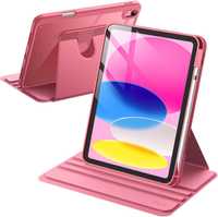JETech iPad 10 , 10,9'' etui obrotowe 360 uchwyt pencil stojak różowe