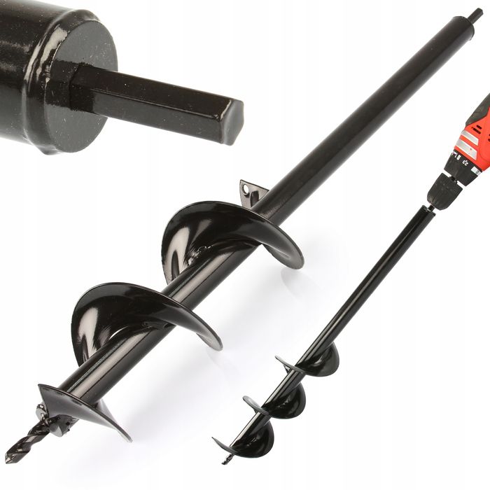 Świder Wiertnica Na Wiertarkę Do Ziemi Gleby 600MM