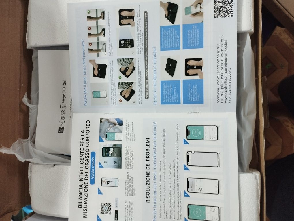 Підлогові ваги з вбудованим bluetooth Lepulse