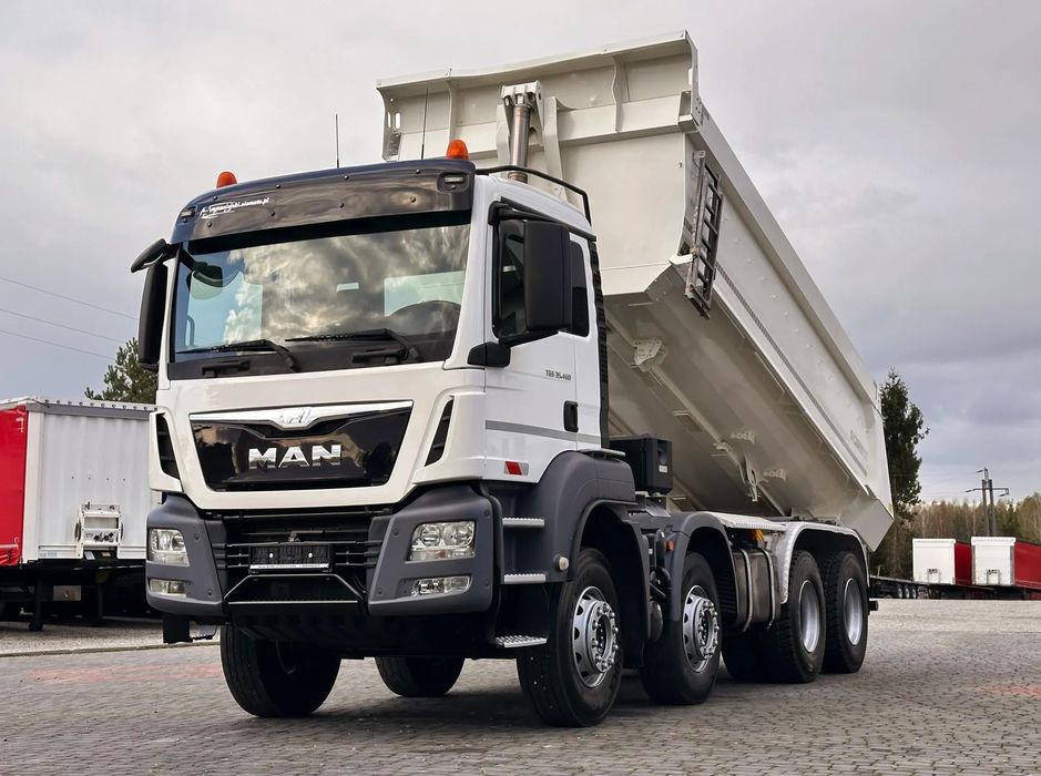 MAN TGS 35.460 8x4 WYWROTKA SCHMITZ MULDA  Opony 90% / Euro 6 / Spr. z Niemiec / Stan Idealny / 2017