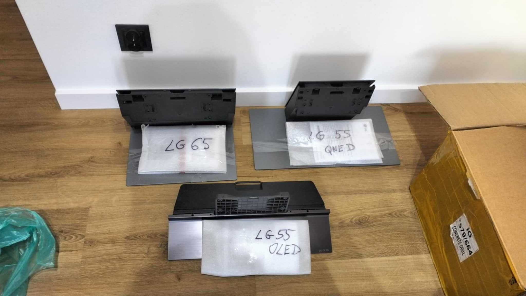 Podstawa pod TV stopka  uchwyt LG 55 cali z modelu LG 55QNED87T6B