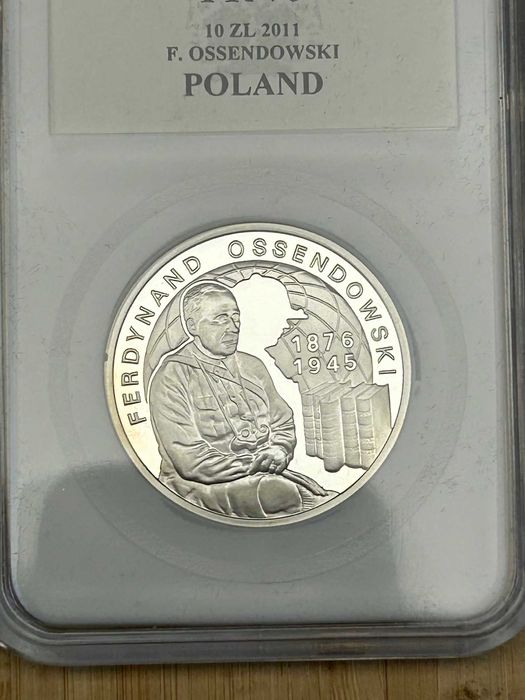 10 zł Ferdynand Ossendowski Grading
