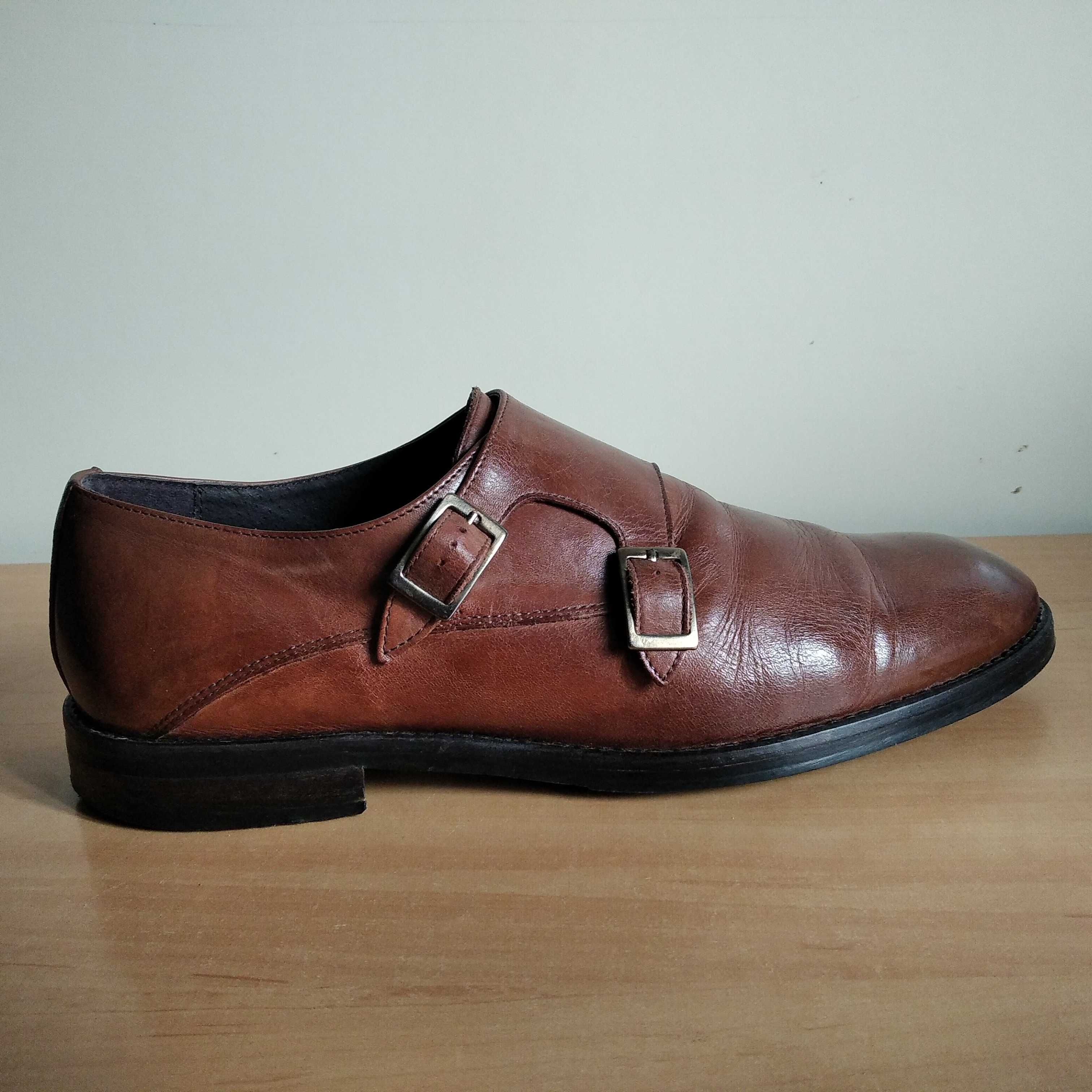 Buty męskie monki BYTOM skóra naturalna roz.eu-42
