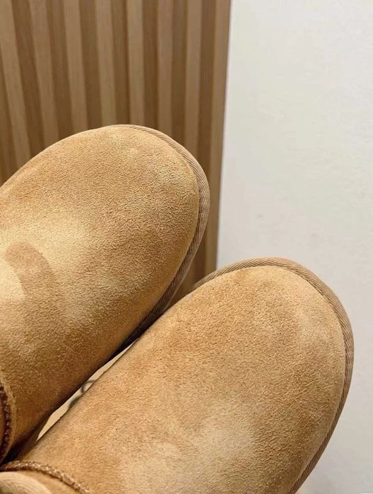 Brązowe nowe u-Gg śniegowce z podeszwą o grubości 5,5 cm, rozmiar.39