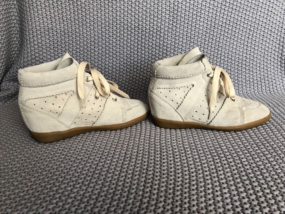 Isabel Marant sneakersy rozmiar 39 Bobby beżowe