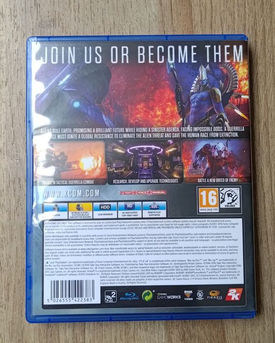 Gra ps4 X-COM 2 Play station