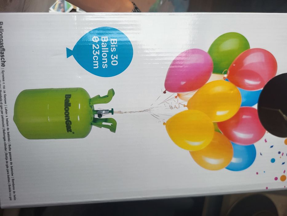 Butla z helem do balonów